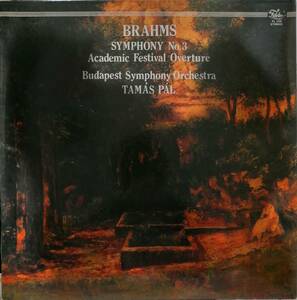 輸入LP盤 タマーシュ・パル/Budapest Sym　Brahms 交響曲3番 &「大学祝典」序曲