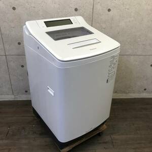 【直接引取可】21年製 洗濯機 Panasonic パナソニック NA-SJFA808 洗濯容量 8kg クリスタルホワイト上開き I0401-3