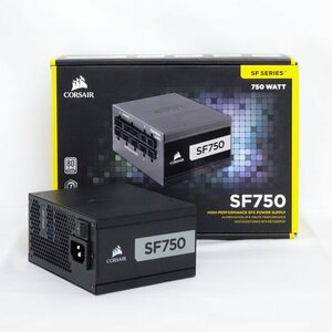 【1円/訳あり】コルセア CORSAIR SF750 80+PLATINUM 電源ユニット 750ワット 自作PC パーツ 省スペース設計 動作未確認 41151