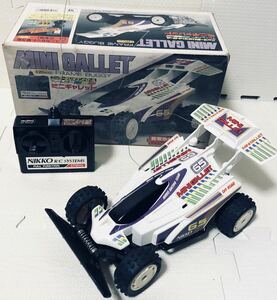 希少★美品★ NIKKO ニッコー 電動 ラジオ コントロール カー ミニ ギャレット フレーム バギー ラジコン 昭和 レトロ 当時物 ジャンク