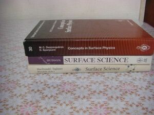 物理洋書 3冊 surface physics 表面化学 Concepts in surface physics、Surface Science: Principles and Current Applications 他 A49