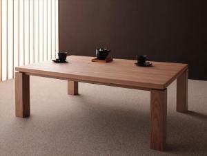 天然木アッシュ材　和モダンデザインこたつテーブル CALORE カローレ 4尺長方形(80×120cm) ナチュラルアッシュ