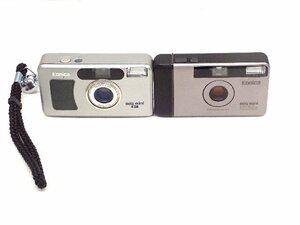 KONICA コニカ コンパクトフィルムカメラ BIG MINI / BIG MINI F ビッグミニ 2台セット ∩ 6DEC2-22