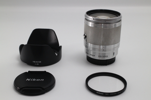 4430- ニコン Nikon 高倍率ズームレンズ 1 NIKKOR VR 10-100mm f/4-5.6 シルバー 良品
