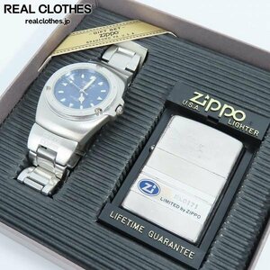 ZIPPO/ジッポー GIFT SET ジッポー&腕時計 1999年製 2点セット /000
