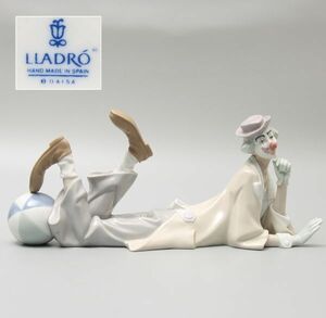 Y212. リヤドロ LLADRO 道化師 ピエロ フィギュリン 置物 / 陶人形インテリアリアドロ