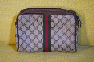 本物 GUCCI グッチ GG柄 オールドグッチ アクセサリーコレクション 鞄 セカンドバッグ ポーチ シェリーライン