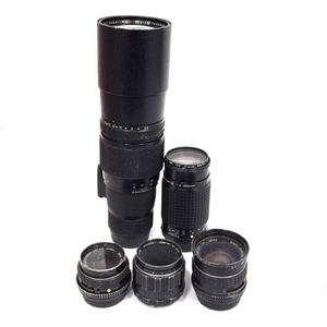 ASAHI PENTAX Super-Multi-Coated TAKUMAR 1:5.6/400 /SMC PENTAX-M 28mm F2.8 等 含む レンズ まとめ QR041-34