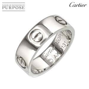 カルティエ Cartier ラブ #49 リング Pt プラチナ 指輪 Love Ring 90220887