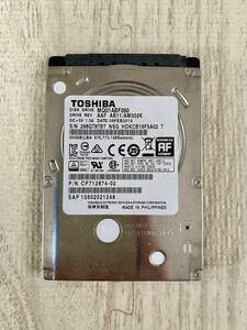 【状態:正常】HDD TOSHIBA MQ01ABF050 500GB 2.5インチ 厚さ7mm