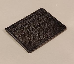 カードケース パスケース 本革 レザー カラー　ブラック　名刺入れ　定期入れ　薄型　