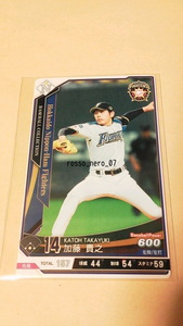 ☆ベースボールコレクション☆N-F014☆加藤貴之☆北海道日本ハムファイターズ☆ノーマル☆星1☆BASEBALLCOLLECTION☆BBC☆KONAMI☆コナミ☆