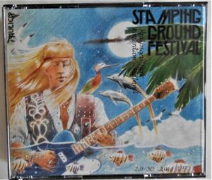 A/イタリア盤２枚組中古CD☆「STAMPINGT GROUND FESTIVAL」1970年オランダにて開催☆サンタナ、ピンク・フロイド、ファミリー、バーズほか
