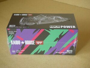 MINI-GT 1/64 KAIDO HOUSE　ダットサン 510 プロストリート HKS V1 ブラックグリーン 限定版 1/64 ダイキャストモデルカー KHMG068