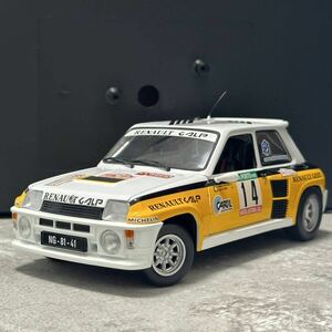 1/18 ユニバーサルホビー ルノー 5 ターボ 台座と本体のみ uh universal hobby nerault turbo ミニカー ラリー rally 1986 レア