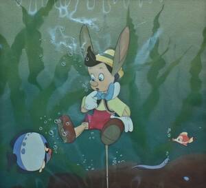 Disney　ディズニー　リトルマーメイド　ピノキオ　セル画　原画　限定　レア　入手困難