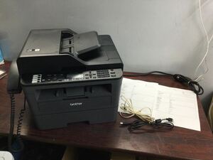 ◆04011) ブラザー FAX-L2710DN ハイスペック・受話器付きモノクロレーザーFAX複合機[ファクス/プリント/コピー/スキャナ] 動作品