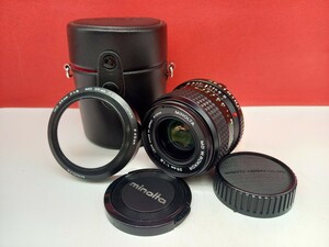 ■防湿庫保管品 MINOLTA MD W.ROKKOR 35mm F1.8 単焦点 広角レンズ MDマウント カメラ ミノルタ