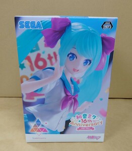 在庫2 新品　未開封　初音ミク　16th Anniversary　フィギュア　即決