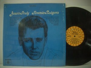 ■ USA盤 LP 　JIMMIE RODGERS / YOURS TRULY ジミー・ロジャース ユアズトゥルーリー 1968年 カントリー ◇r41110