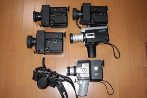 ジャンク　カメラ　まとめ　8mm　35mm　Canon キヤノン 514XL-S　518SV　AE-1　PROGRAM　他