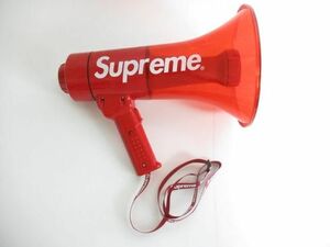 訳あり シュプリーム Supreme パイル ウォータープルーフ メガフォン メガホン 拡声器 LEDライト レッド 赤