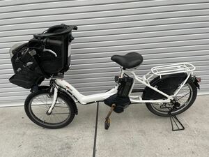 YAMAHA 電動アシスト自転車 PAS Kiss XOT5-00136 20インチ 内装3段変速8.7AH 充電器付 走行確認 現状品