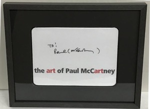 PAUL McCARTNEY//ポール・マッカートニー サイン入りマウスマット