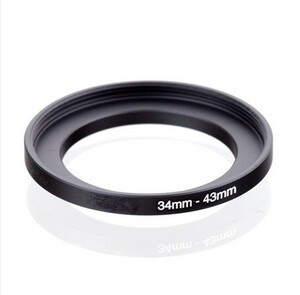 高品質 ステップ アップ リング 34mm→43mm 全141種類