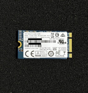 ((使用時間36～98時・3枚限定！)) SanDisk SSD Z400s 32GB SD8SMAT-032G-1006 NGFF M.2 2280