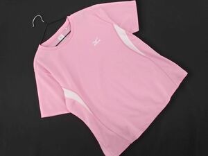 ネコポスOK MIZUNO ミズノ トレーニングウェア カットソー sizeL/ピンク ■◆ ☆ dla8 レディース