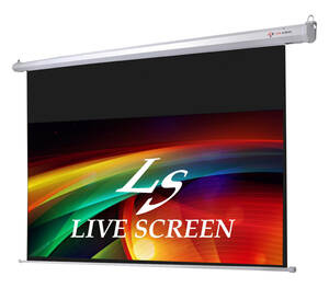 ロングタイプ!! LIVE SCREEN 16：9 150インチ 電動格納 プロジェクタースクリーン ホームシアター　EPSON　ACER　BENQｖ