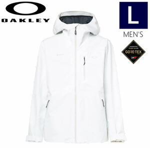 ● OAKLEY UNBOUND GORE-TEX SHELL JKT WHITE Lサイズ メンズ スノーボード スキー ジャケット 23-24 日本正規品