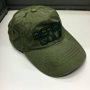 BEAMS GOLF ビームスゴルフ 6パネルキャップ モスグリーン 58‐60㎝