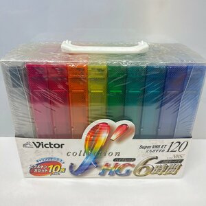 【86】 ビデオテープ Victor スケルトンカセット10色セット VHS HG Collection 未開封品 価値の分かる方必見