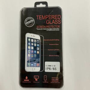 TEMPERED GLASS SCREEN PROTECTOR 0,26MM/2,5D IP6/6S フイルム