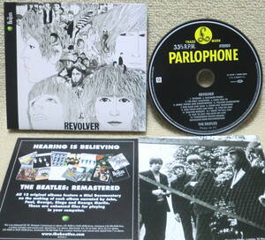 即決！【2点で送料無料】CD ビートルズ Beatles Revolver 2009年リマスター音源 EU盤 カラーブックレット 3面見開き紙ジャケ PC映像も収録