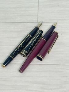 [ML10341-3]1円〜！MONTBLANC /DUKE 万年筆　2本まとめ　ペン先14k 万年筆　classic Mont Blanc