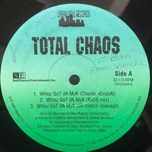 Total Chaos / WHoz GoT dA MyK US盤