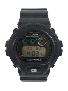 CASIO◆G-SHOCK/クォーツ腕時計/デジタル/ラバー/BLK/BLK/DW-069