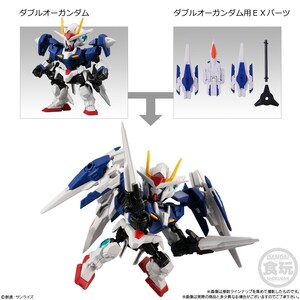 MOBILITY JOINT GUNDAM VOL.5 01 ダブルオーガンダム 05 ダブルオーガンダム用EXパーツ　セット　ダブルオーライザー