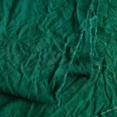 古布木綿緑無地布団皮5幅ジャパンヴィンテージファブリックテキスタイルリメイク素材