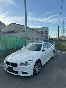 BMW 523D F10 ディーゼル ターボ サンルーフ付き　LDA-FW20 走行距離87,000km Mスポーツ パッケージ　H25/8