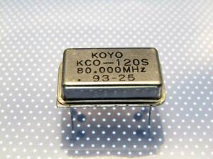 ★★★KOYO KCO-120S 80.000MHz 水晶 クリスタル発振器　1個★★★