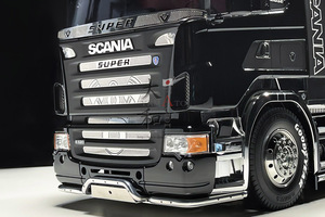 【即納】タミヤ1/14 SCANIA R620用 ステンレス製鏡面グリルメッシュ 