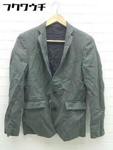 ◇ STUDIOUS ステュディオス シングル 2B 長袖 テーラードジャケット サイズ0 グレー系 メンズ