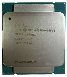 2個セット Intel Xeon E5-4655 v3 SR22R 6C 2.9GHz 30MB 135W LGA2011-3 DDR4-2133