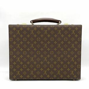 1円 べたなし LOUIS VUITTON ルイ ヴィトン モノグラム アタッシュケース トランク クラッシャー M53124