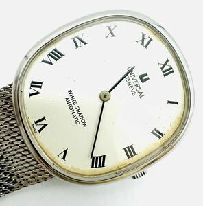 ジャンク UNIVERSAL GENEVE ユニバーサル ジュネーブ WHITE SHADOW ホワイトシャドウ ローマン メンズ 自動巻き 腕時計