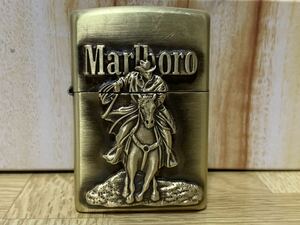 ZIPPO マルボロ Marlboro Zippoオイルライター真鍮製 ライター Marlboroジッポ カウボーイ Zippo 喫煙グッズ ジッポー 